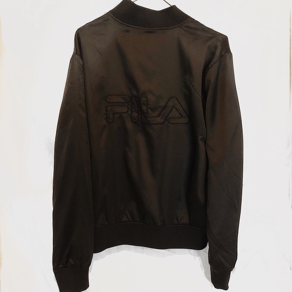 FILA black bomber jacket - Picture 2 of 3